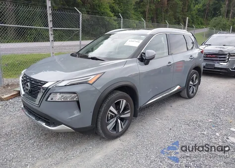 2023 Nissan Rogue Platinum Fwd из США, поврежденный, VIN JN8BT3DC6PW100265